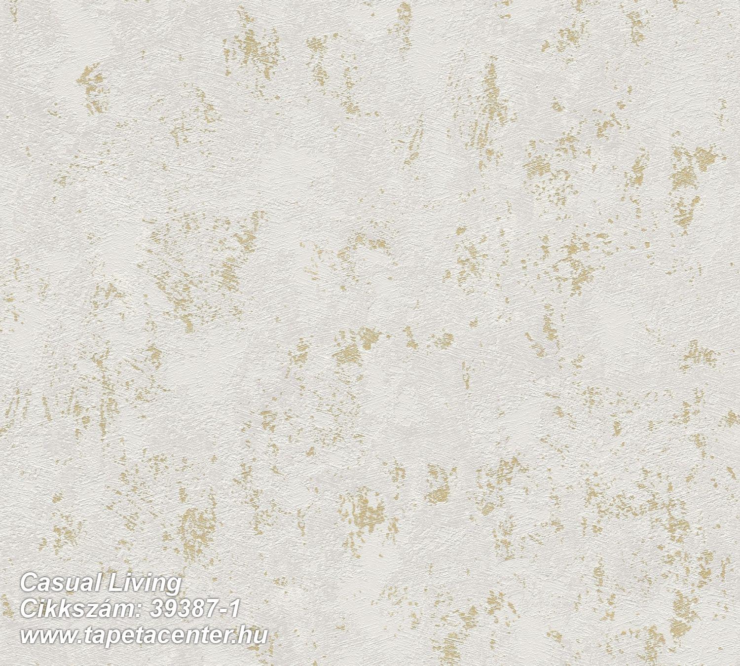 Beton,kőhatású-kőmintás,arany,fehér,szürke,lemosható,vlies tapéta 